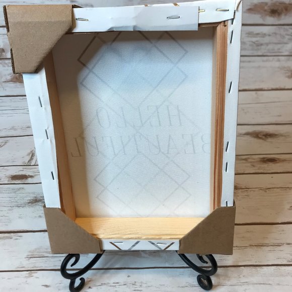 Pier 1 HELLO BEAUTIFUL Canvas Print - Picture 3 of 7